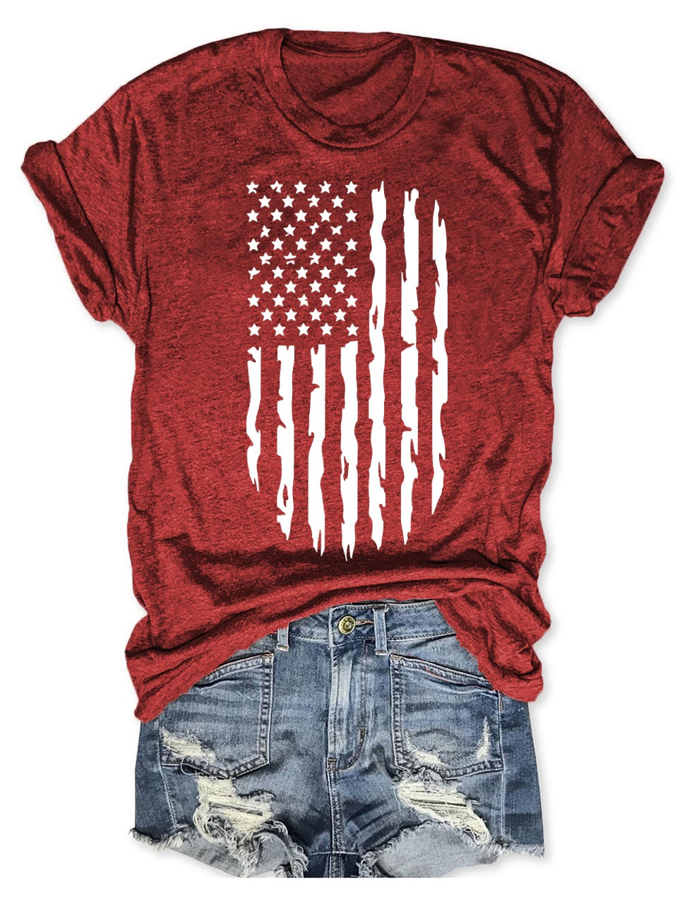 T-shirt drapeau américain
