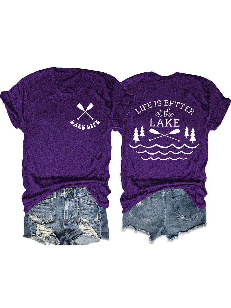 La vie est meilleure au lac T-shirt