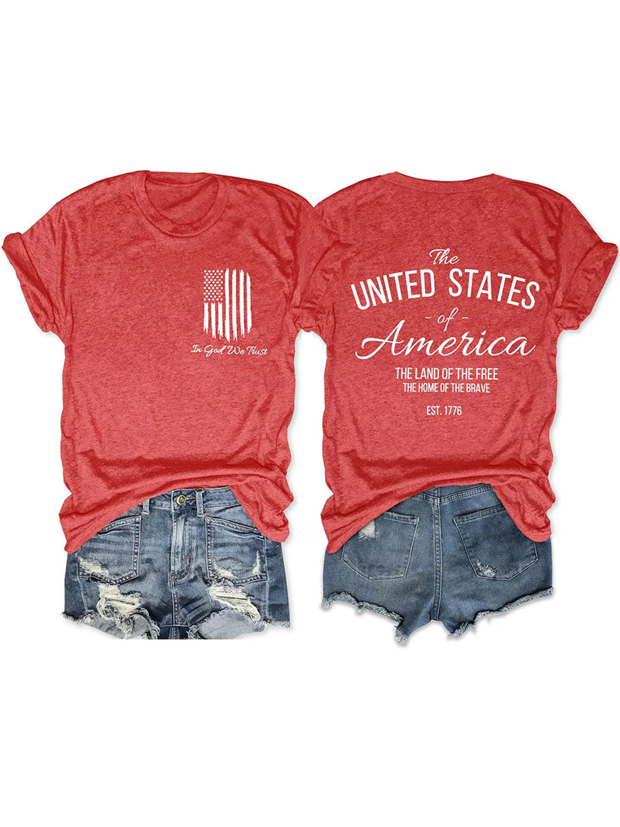 We Trust America Flag T-shirt