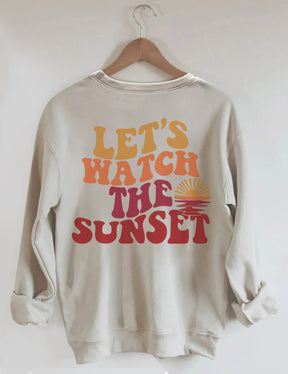 Regardons le sweat-shirt Sunset