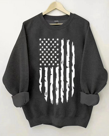 Sweat-shirt drapeau américain