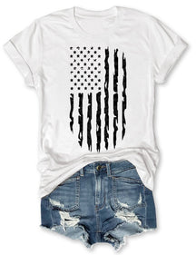 T-shirt drapeau américain