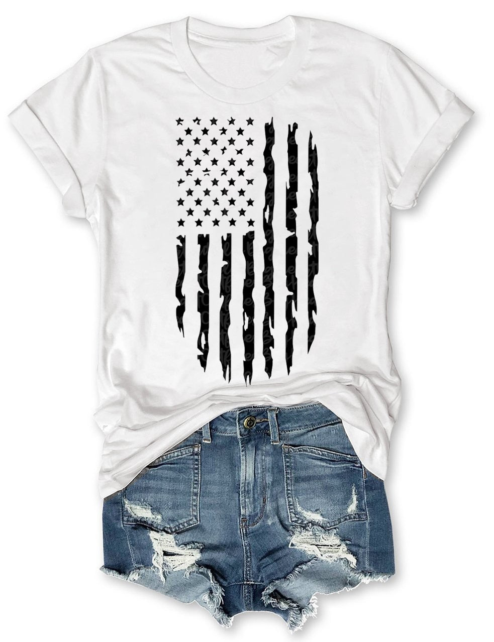 T-shirt drapeau américain