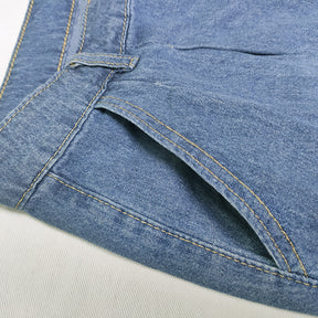Jean ample taille haute à jambe large