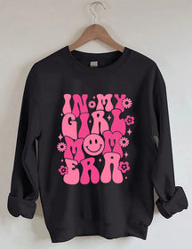In My Girl Mom Era - Sweat-shirt à imprimé floral