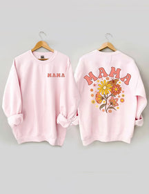 Sweat-shirt tendance Floral Mama
