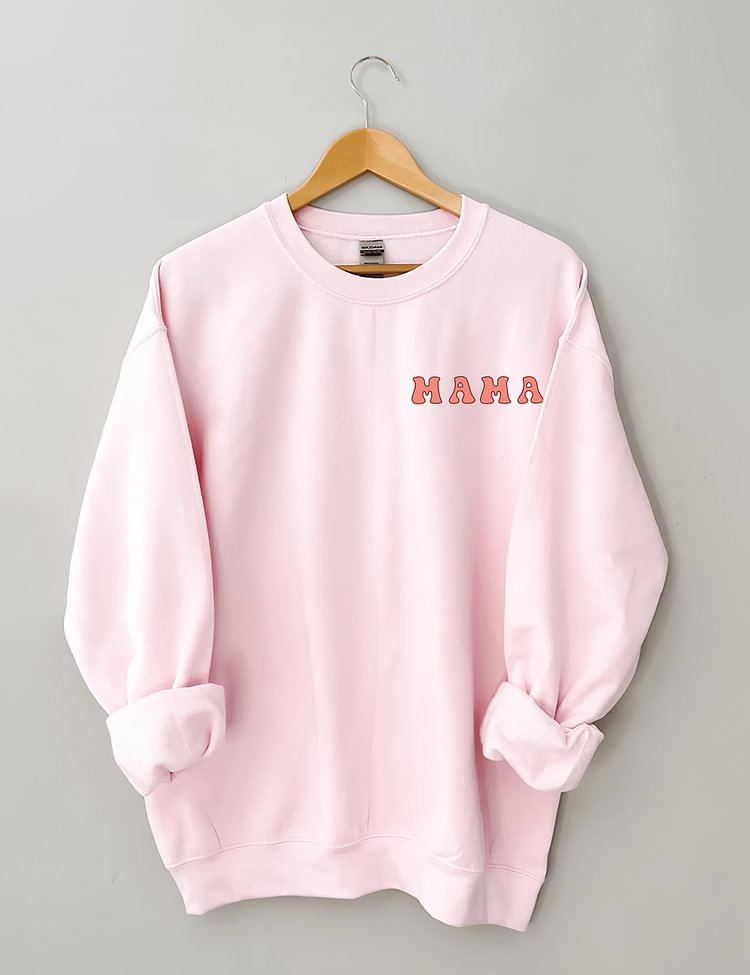 Sweat-shirt tendance Floral Mama