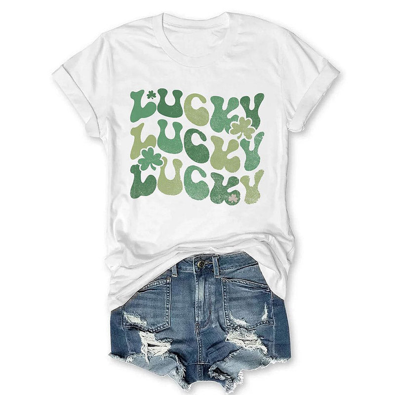 T-shirt porte-bonheur rétro de la Saint Patrick