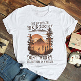 T-shirt Randonnée à bout de souffle Coucher de soleil Randonnée