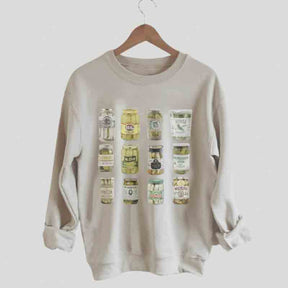 Sweatshirt mit eingemachten Gurken 