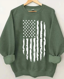 Sweat-shirt drapeau américain