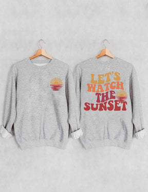 Regardons le sweat-shirt Sunset