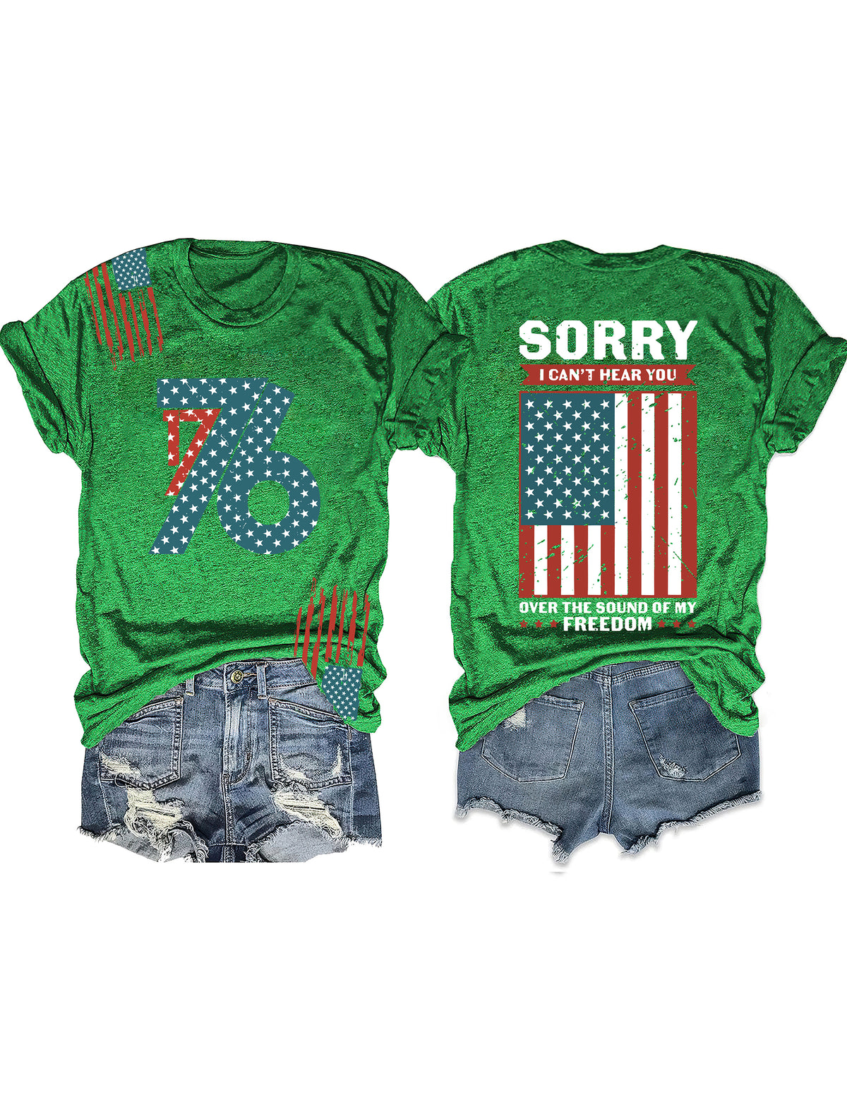 T-shirt Amérique du 4 juillet 1776