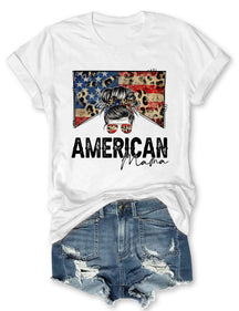 T-shirt maman américaine