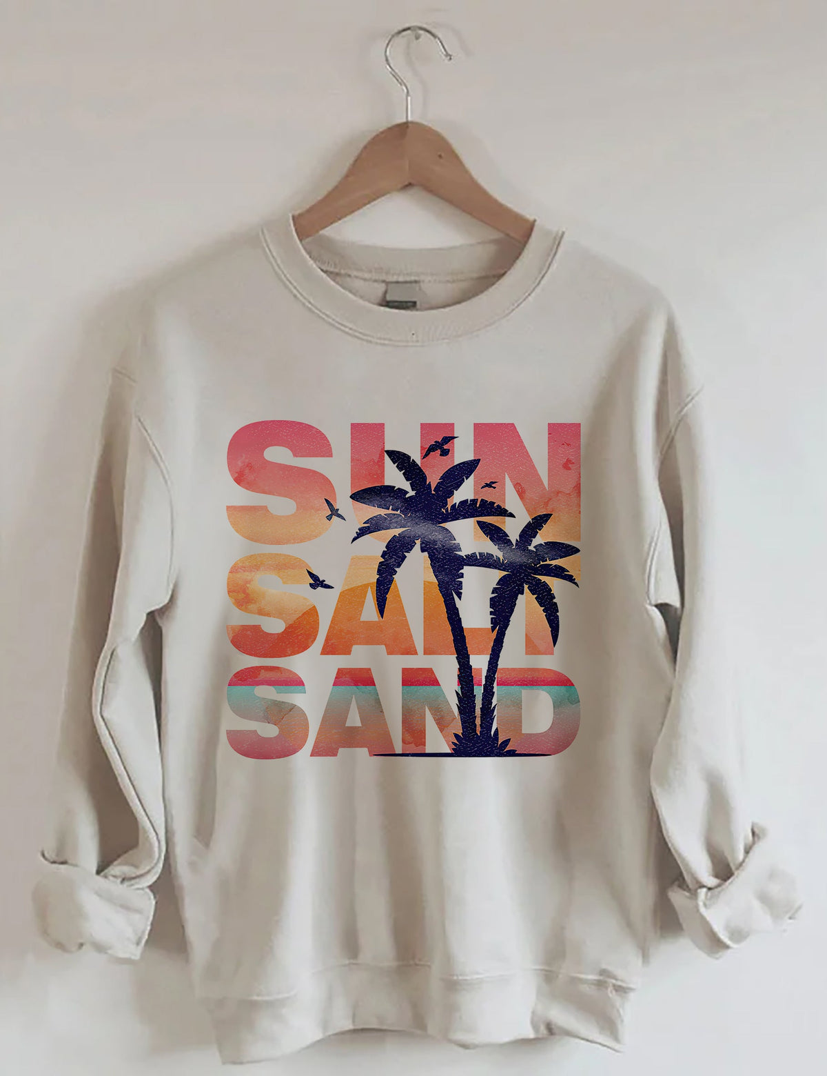 Sweat-shirt Soleil Sel Sable