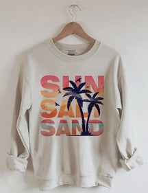 Sweat-shirt Soleil Sel Sable