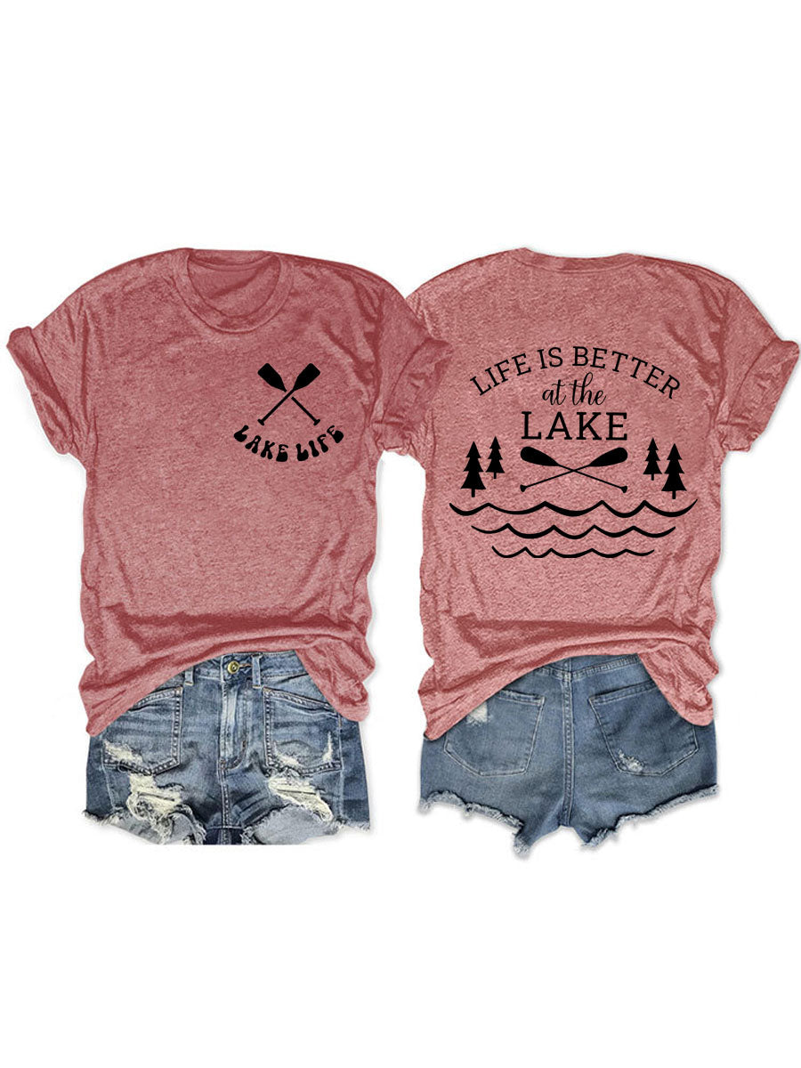 La vie est meilleure au lac T-shirt
