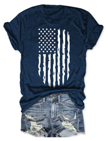 T-shirt drapeau américain