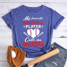 T-shirt de baseball grand-mère