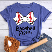 T-shirt sœur de baseball