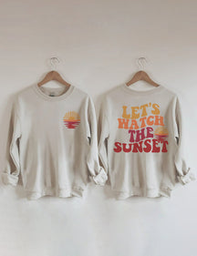 Regardons le sweat-shirt Sunset