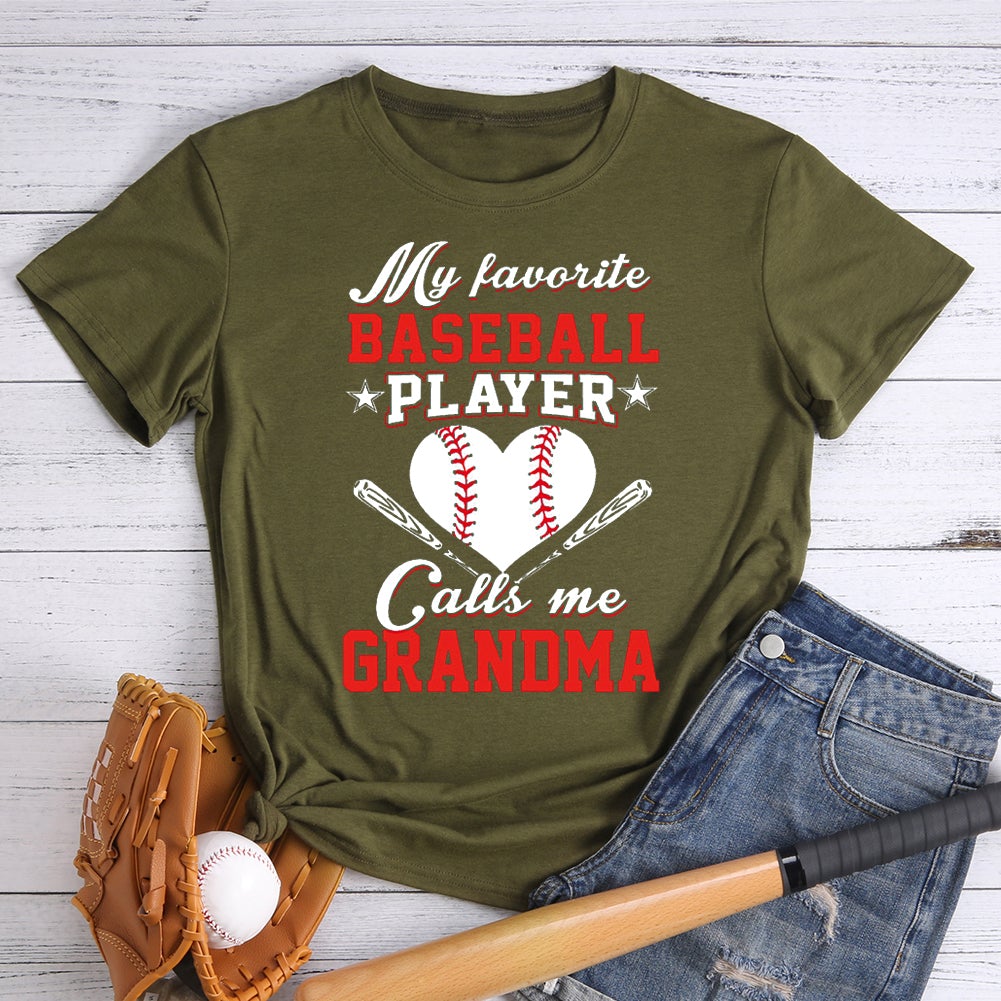 T-shirt de baseball grand-mère