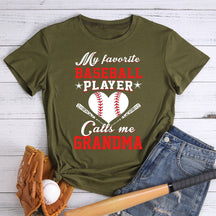 T-shirt de baseball grand-mère