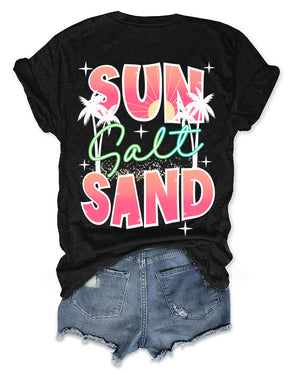 T-shirt sable sel soleil