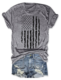 T-shirt drapeau américain