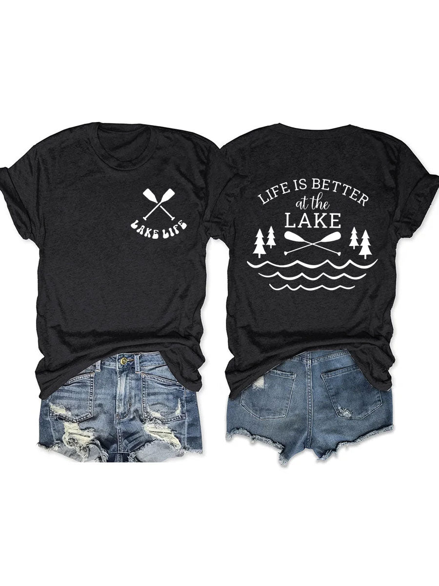 La vie est meilleure au lac T-shirt