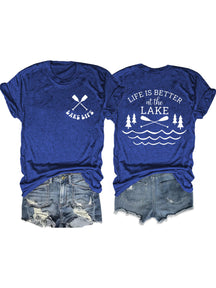 La vie est meilleure au lac T-shirt