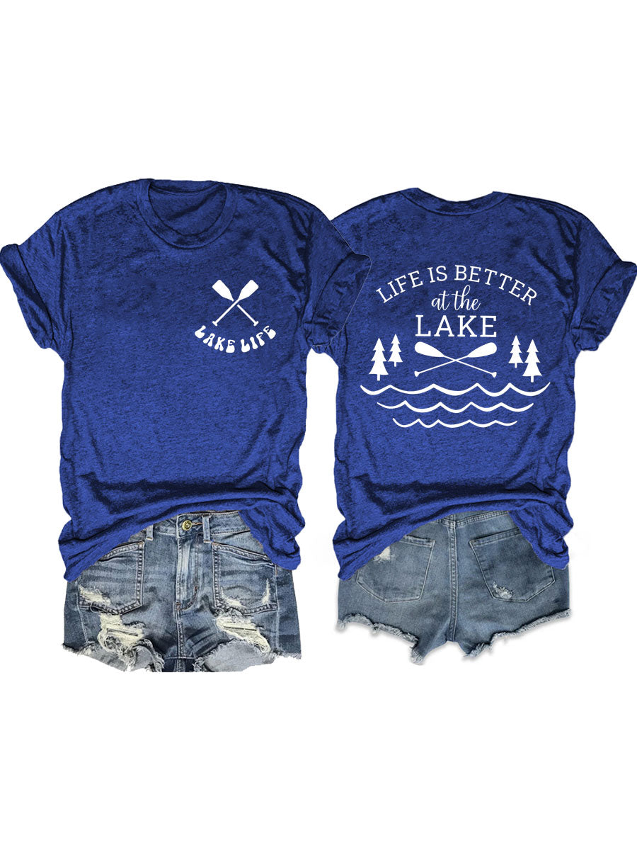 La vie est meilleure au lac T-shirt