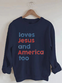 Aime aussi l’Amérique Sweatshirt