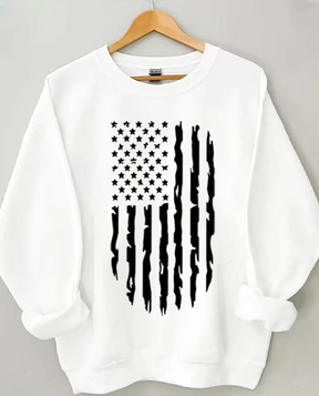 Sweat-shirt drapeau américain