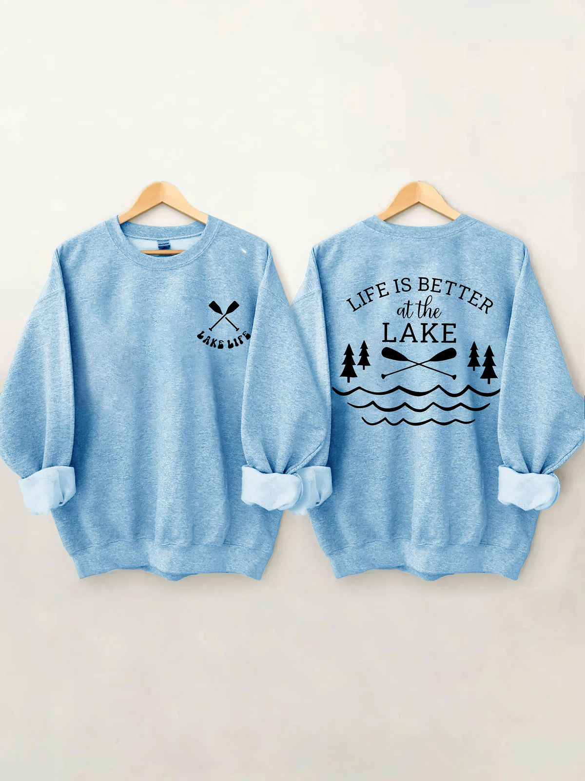 La vie est meilleure au sweat-shirt du lac