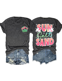 T-shirt sable sel soleil