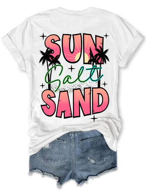 T-shirt sable sel soleil