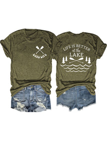 La vie est meilleure au lac T-shirt