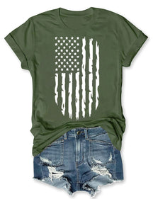 T-shirt drapeau américain