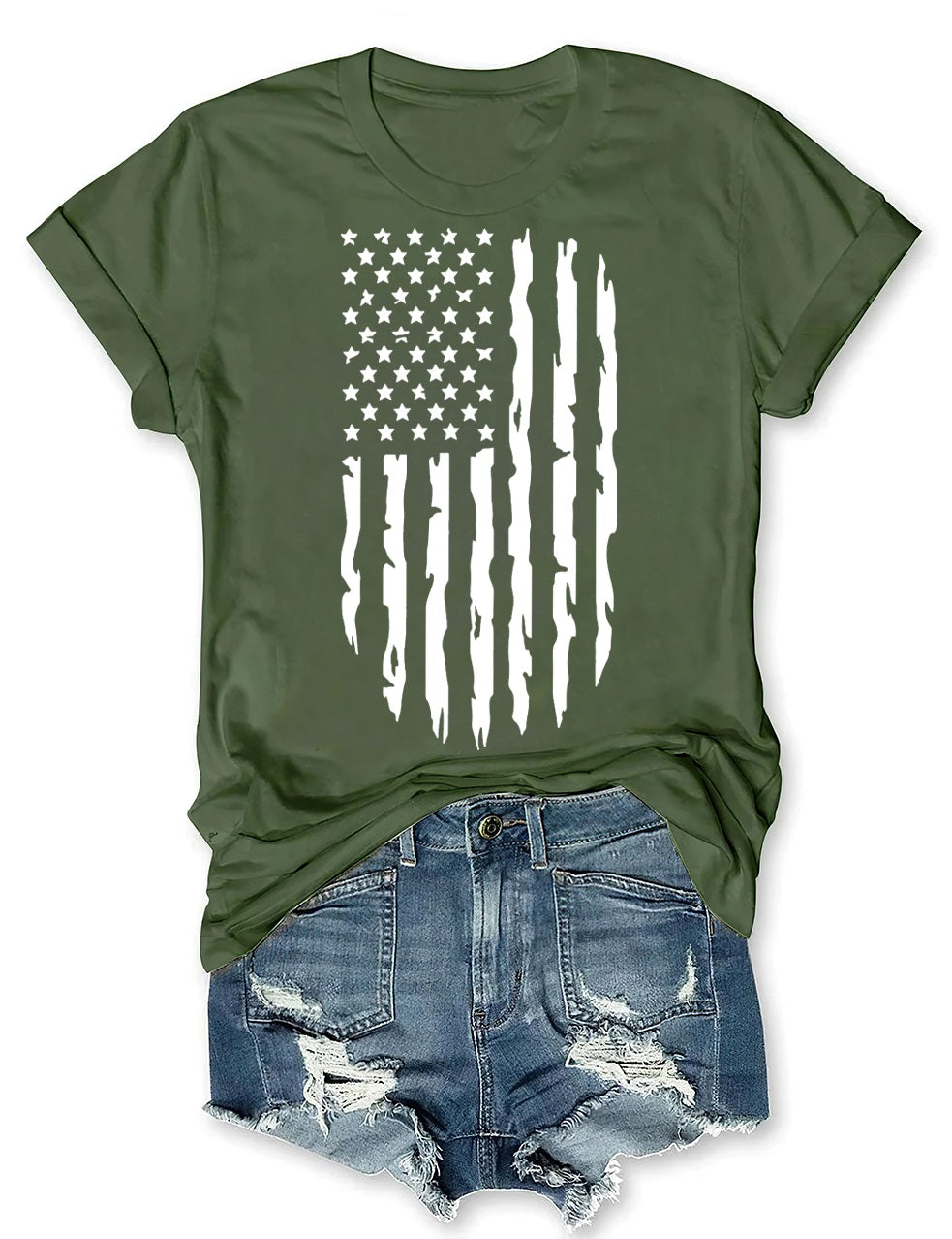 T-shirt drapeau américain