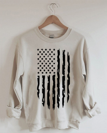 Sweat-shirt drapeau américain