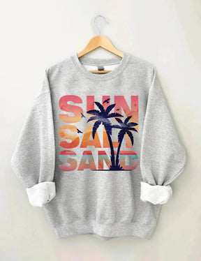 Sweat-shirt Soleil Sel Sable