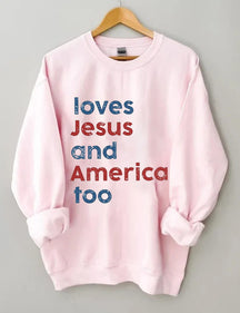 Aime aussi l’Amérique Sweatshirt