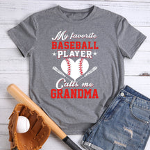 T-shirt de baseball grand-mère