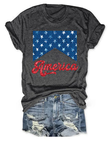 T-shirt Amérique du 4 juillet