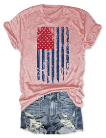 T-shirt drapeau américain