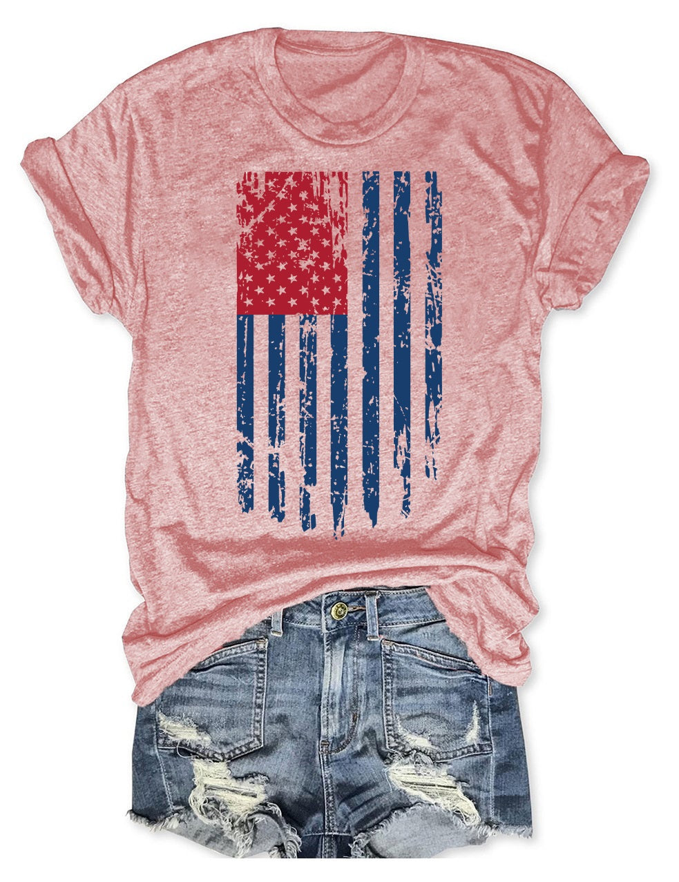 T-shirt drapeau américain