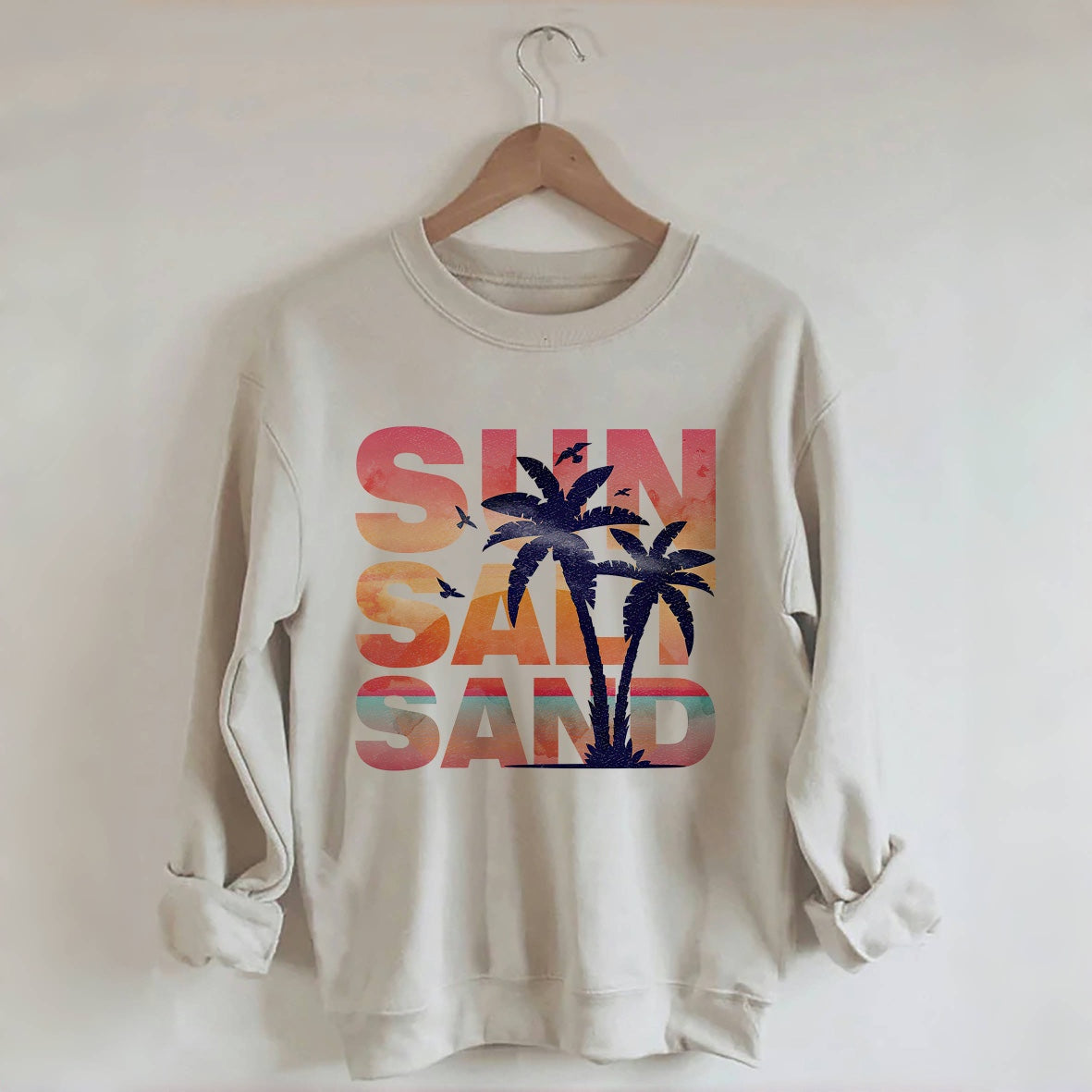 Sweat-shirt Soleil Sel Sable