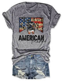T-shirt maman américaine