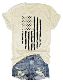 T-shirt drapeau américain